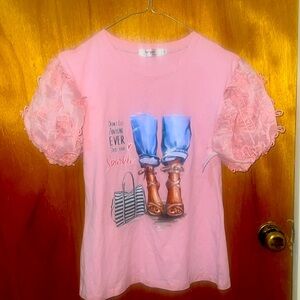 Blouse with Puffy Sleeves